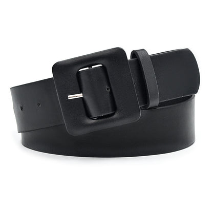 Non-porous square bag buckle belt