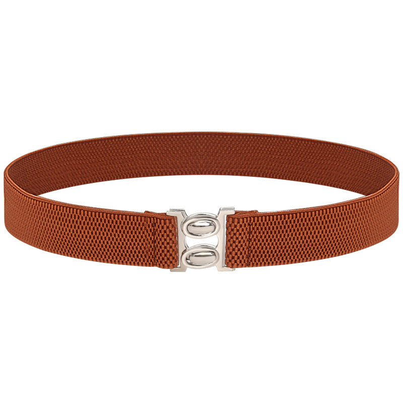 Elastic belt female black