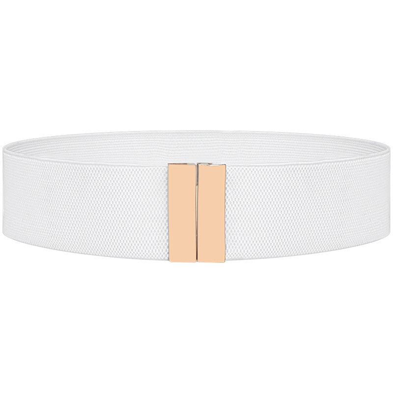 Elastic Simple Ladies Wide Belt