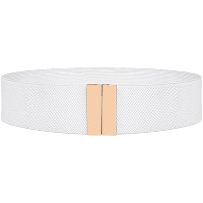 Elastic Simple Ladies Wide Belt
