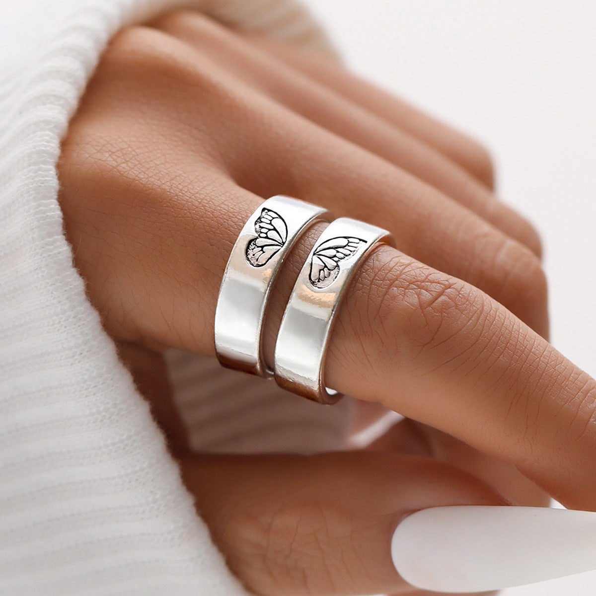 Couple rings men and women ring set