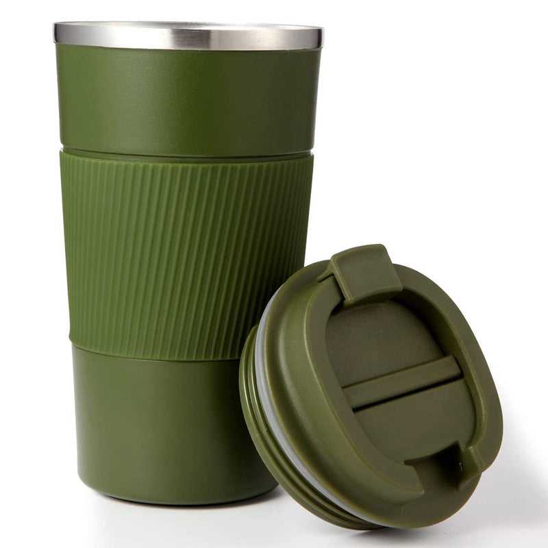 Third generation coffee cup 304 stainless steel vacuum thermos cup