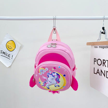 Cartoon Pegasus Kindergarten Anti-lost Schoolbag Backpack