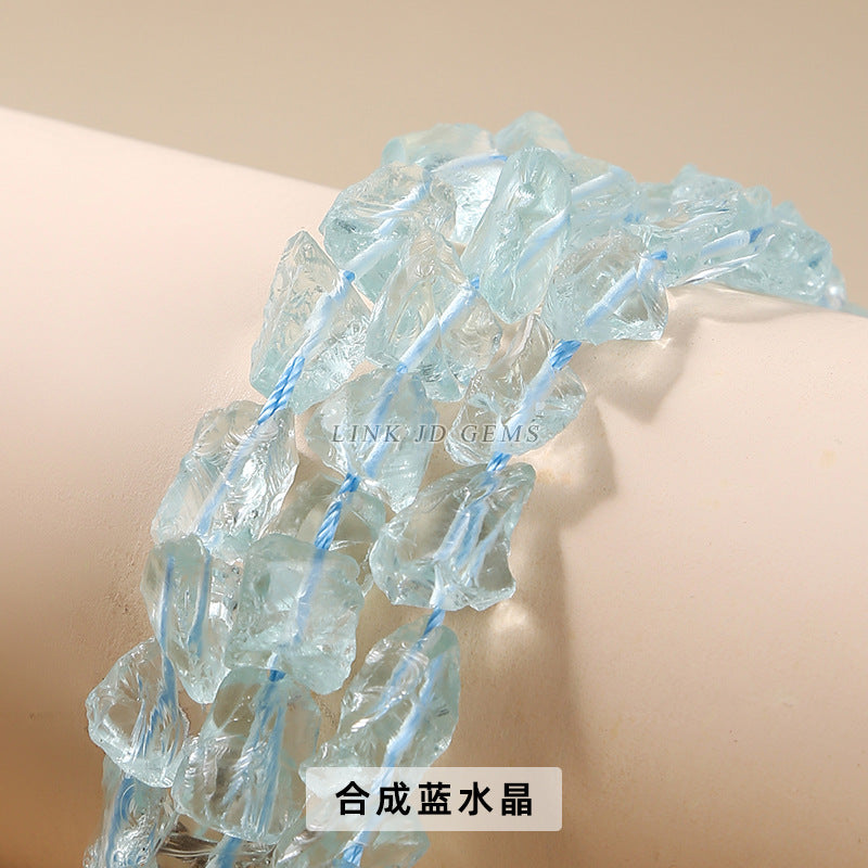 8-13Mm crystal straight hole rough stone loose beads