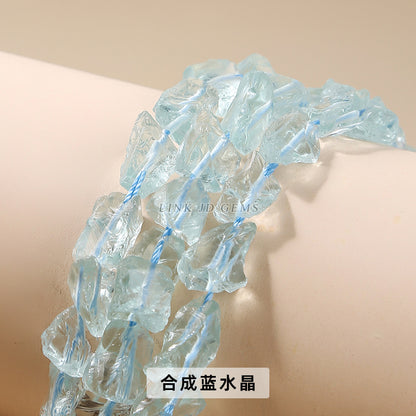 8-13Mm crystal straight hole rough stone loose beads