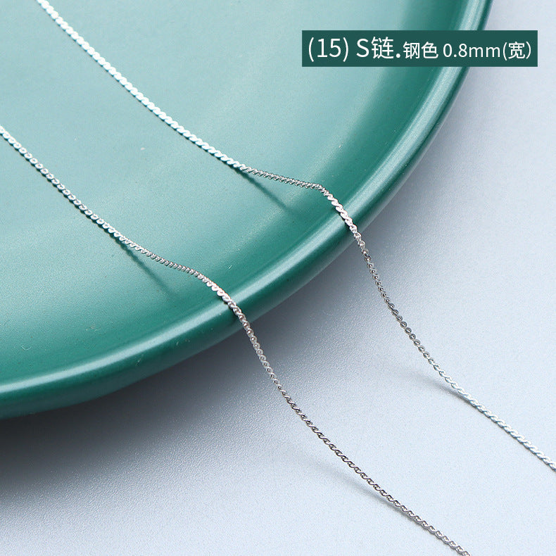 18K Gold Plated Titanium Steel Chain Necklace