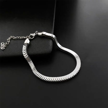 Titanium steel fish scale necklace