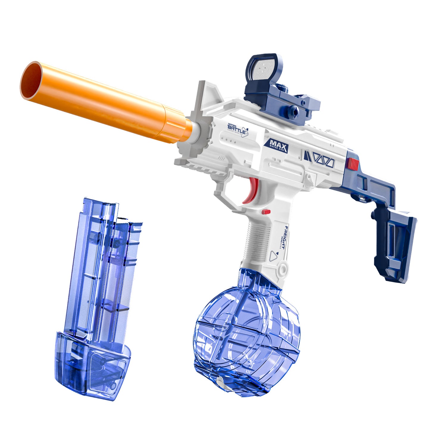 Pistola de agua automática recargable, gran capacidad 