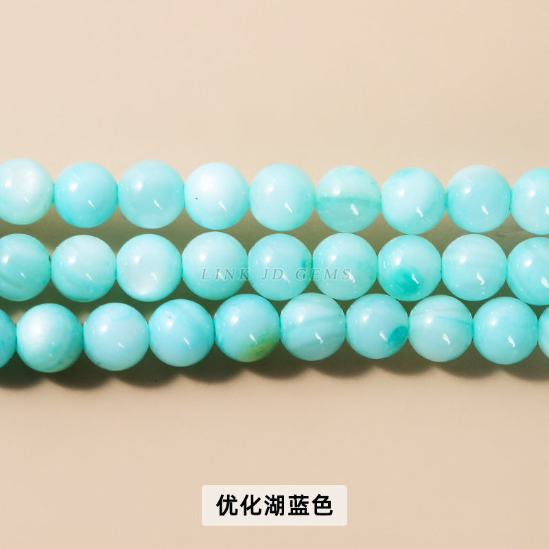 Extremely fine 3mm colored shell loose beads