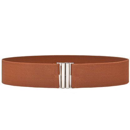 Elastic waist seal jewelry belt