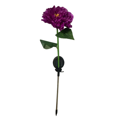 Solar Peony Simulation Flower Light LED