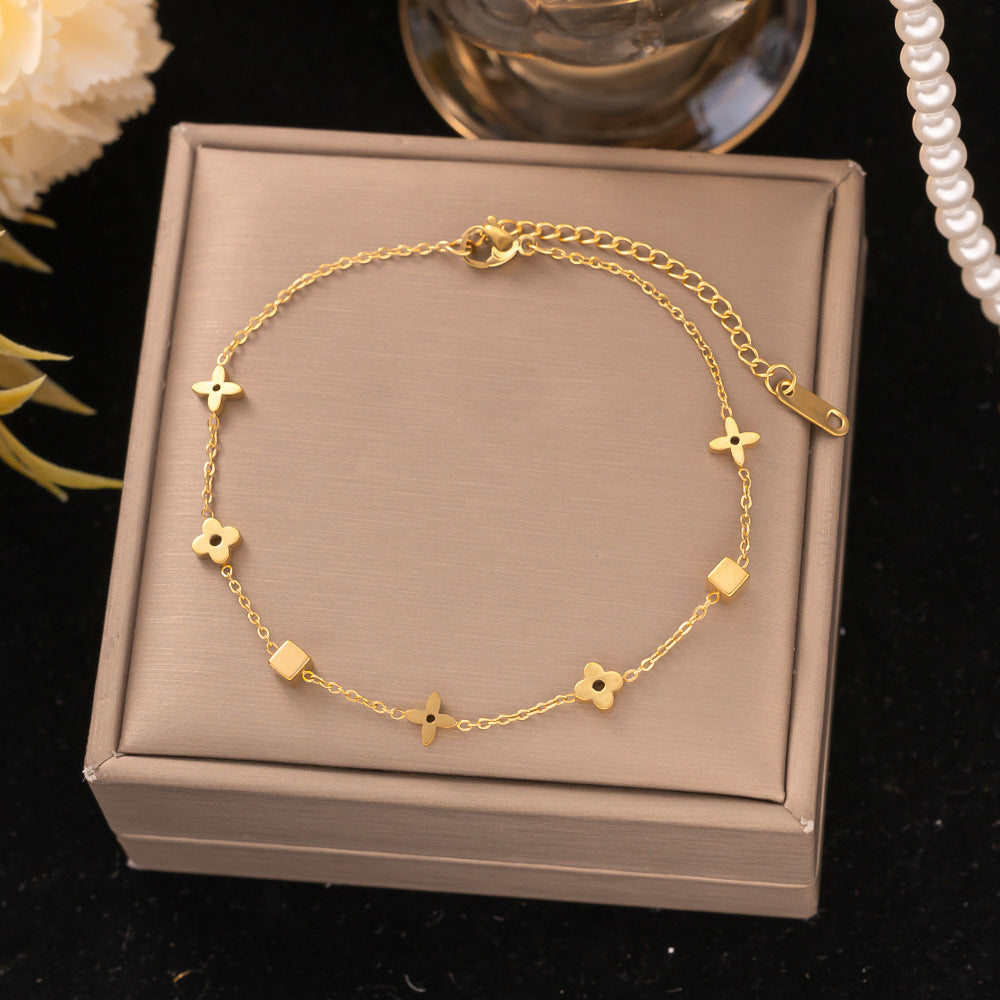18K Gold Titanium Steel Bracelet