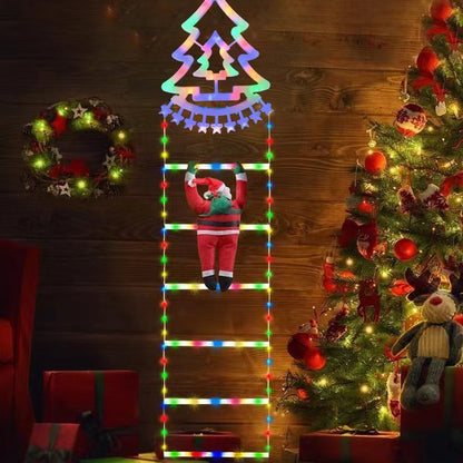 Luz de escalera de Papá Noel 