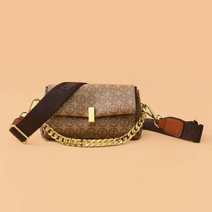 Shoulder strap chain shoulder messenger bag