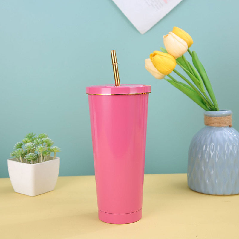 Spray 18oz anti-drop stainless steel thermos cup