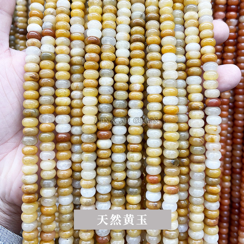 6 * 4Mm natural stone crystal abacus beads loose beads