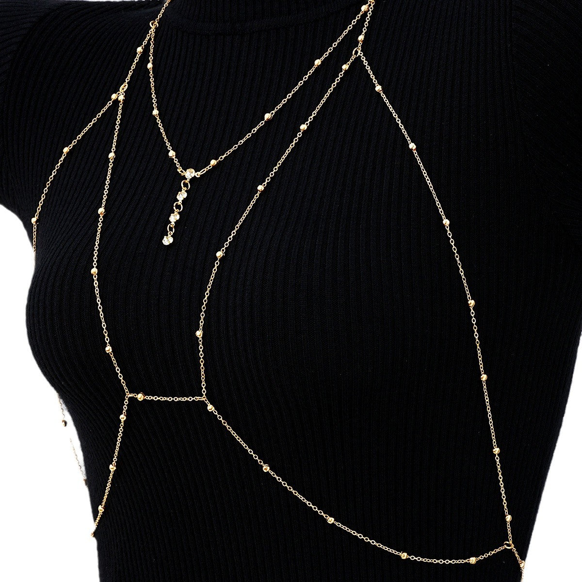 Zircon Fringe Body Chain