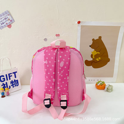 Cartoon cute children's backpack eggshell bag