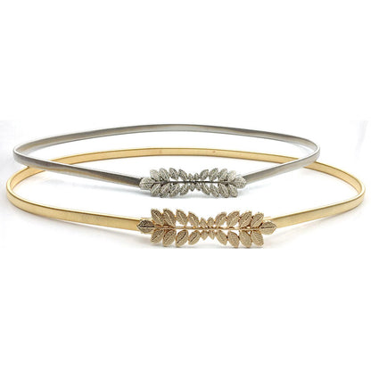 Belt Ladies Metal Spring Elastic