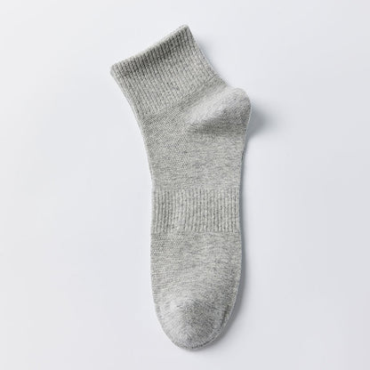 Spring-Summer Breathable Mesh Cotton Men's Ankle Socks