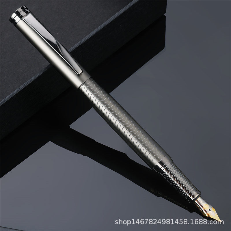 Black 0.5mm ballpoint pen/roller pen/metal signature pen