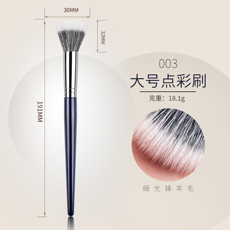 24-Piece Animal Hair Makeup Brush Set