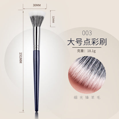 24-Piece Animal Hair Makeup Brush Set