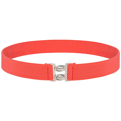 Elastic belt female black