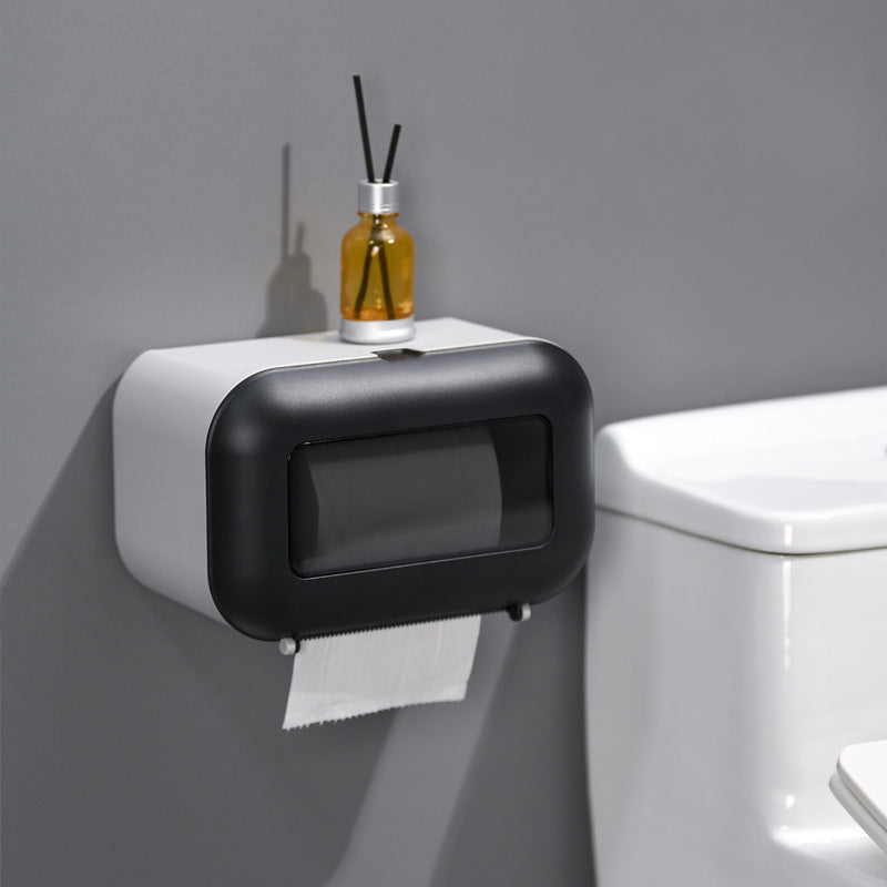 Wall-Mounted Tissue Box, No-Punch