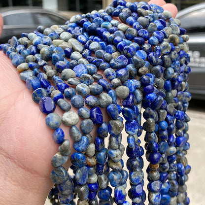 6-8M natural lapis lazuli conformal beads loose beads