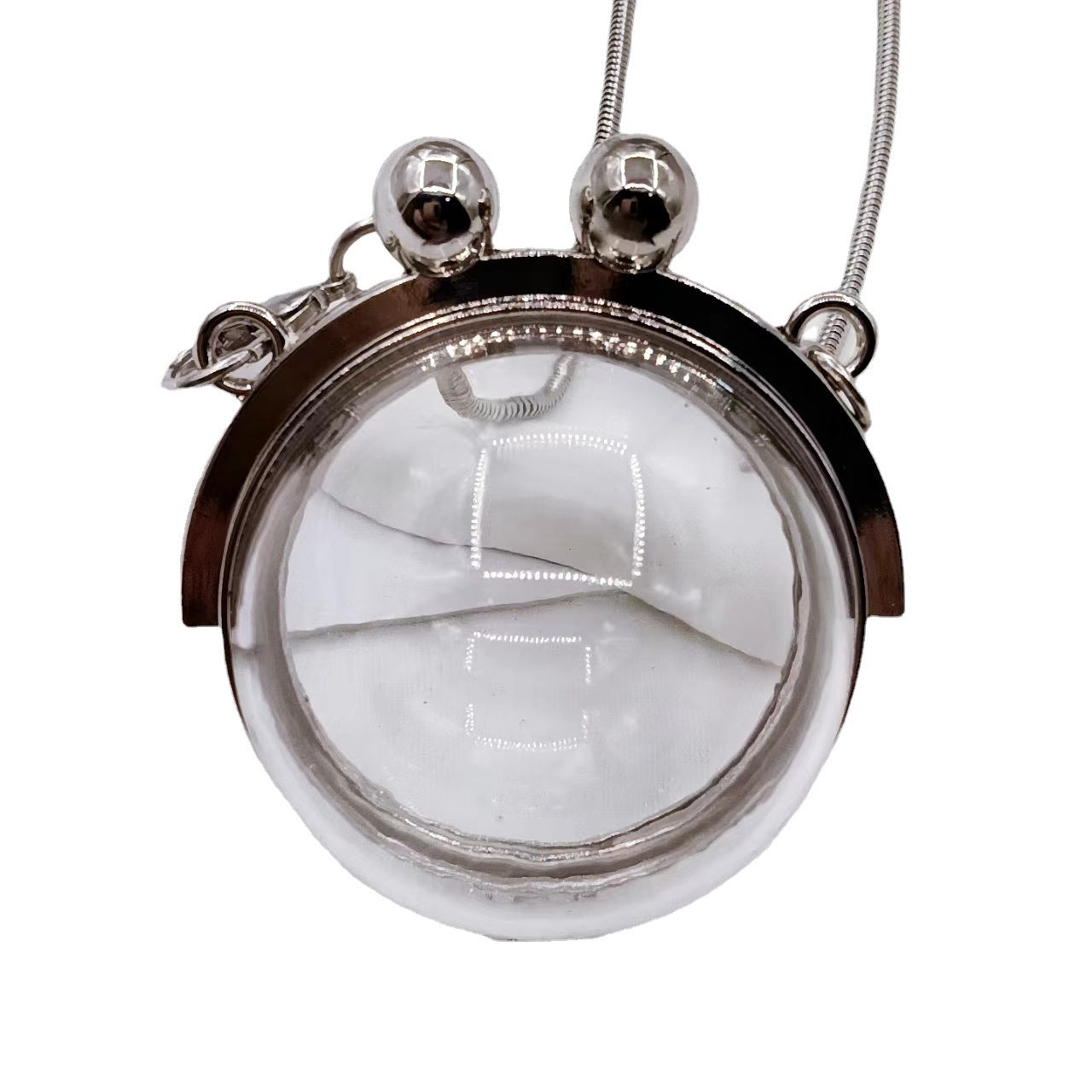 Transparent crystal ball bag