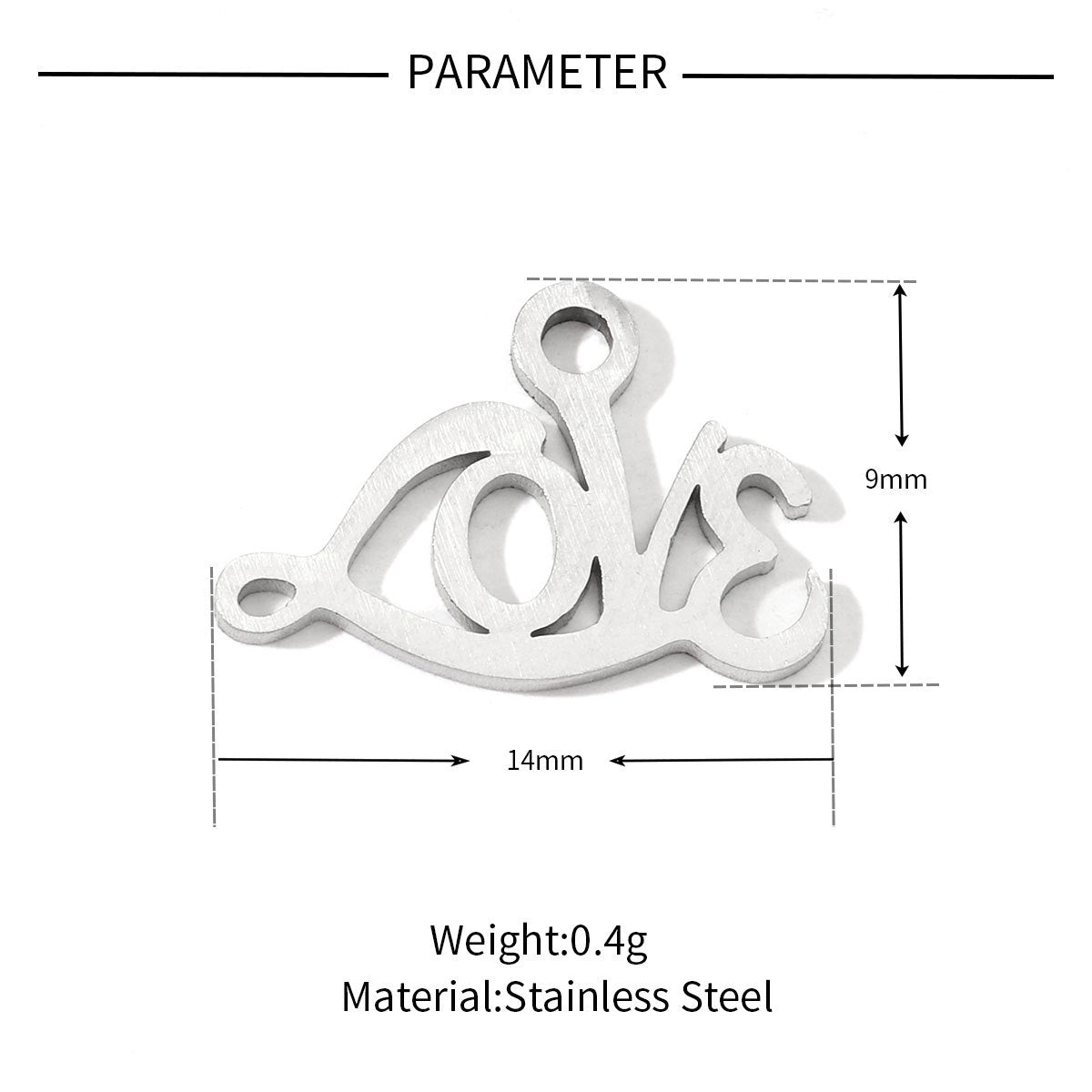 20 pcs/pack Flower Life Tree Hand Titanium Steel Pendant