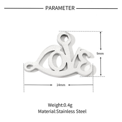 20 pcs/pack Flower Life Tree Hand Titanium Steel Pendant