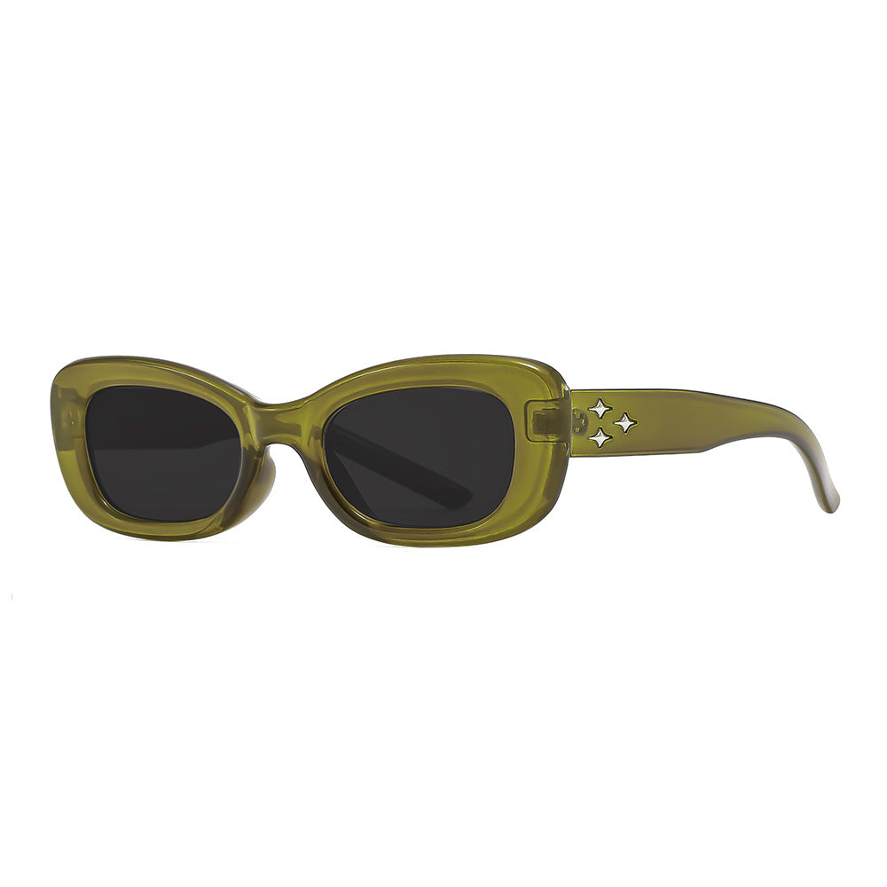 Gafas de sol retro GM Star con montura pequeña y protección UV para mujer 