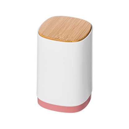 Automatic Toothpick Holder, Divided Cotton Swab Case