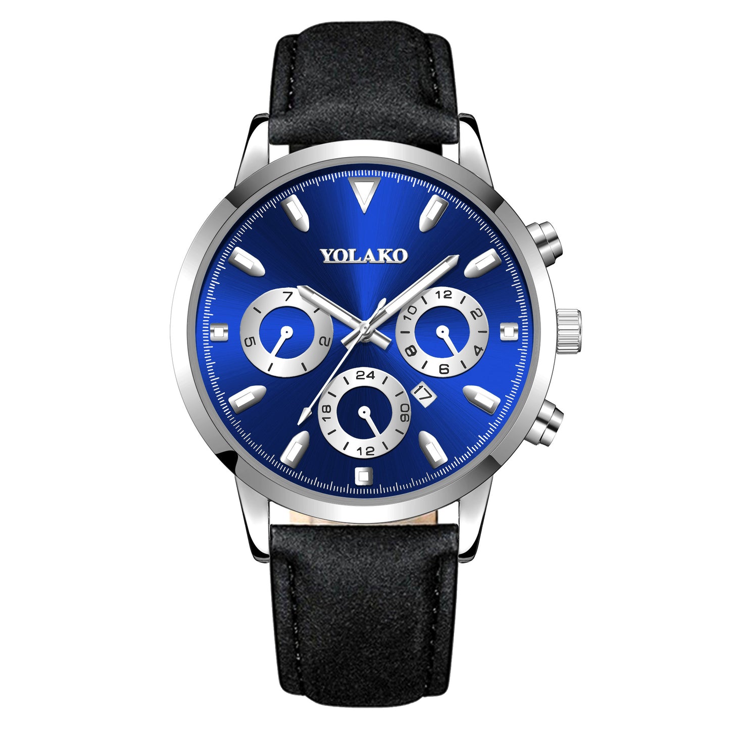 Belt Multicolor Men's Quartz Calendar Watch