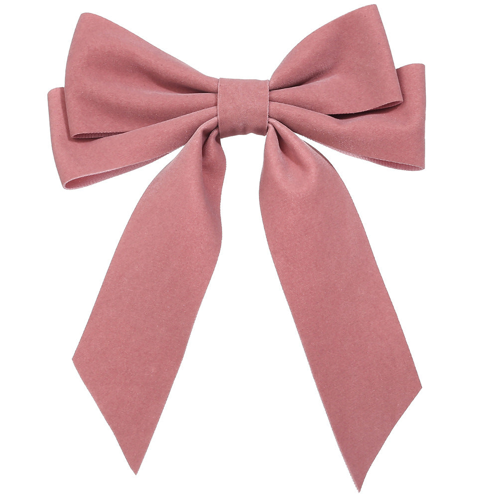 Burgundy Bow Wedding Hair Clip