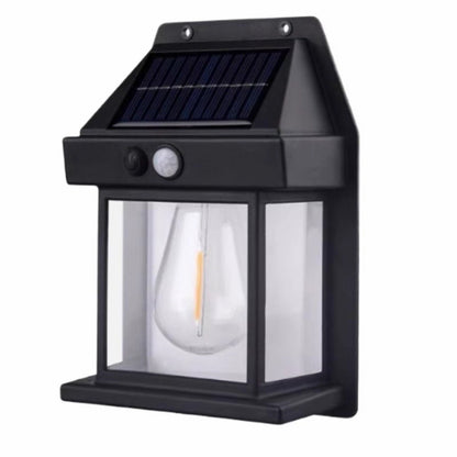 Solar tungsten lamp outdoor garden wall lamp