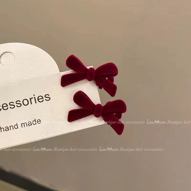 Bow Hair Clips Small Bangs Clip