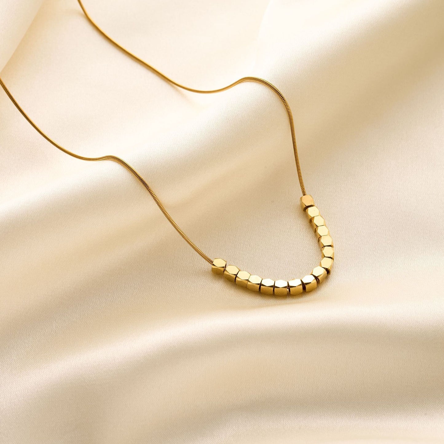 Silver Snake Bone Collarbone Chain