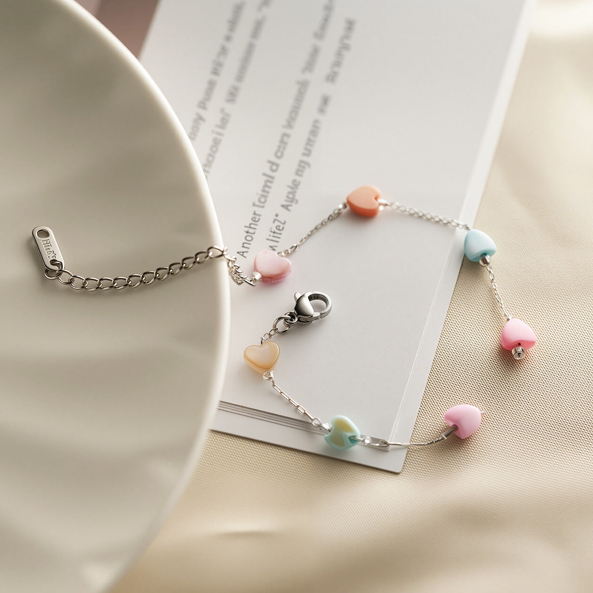 Natural Stone 18K Gold Bracelet