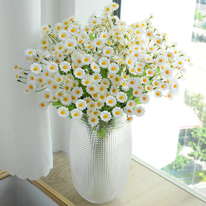 30 small daisy artificial flowers chamomile cosmos