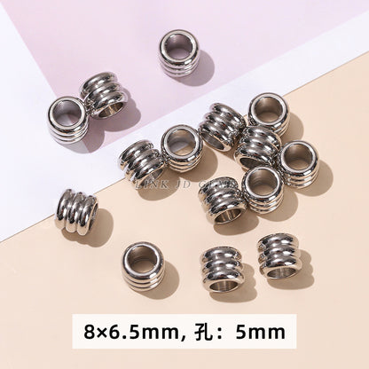 Stainless steel hammer beads loose beads