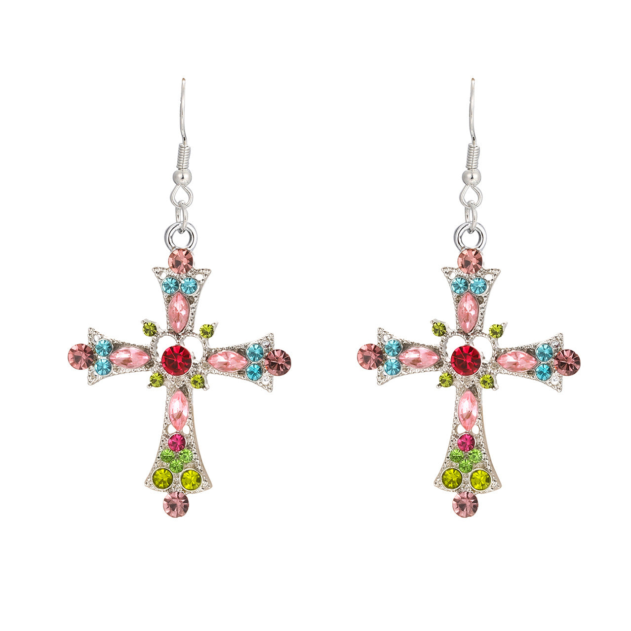 Cross Pendant Necklace Set