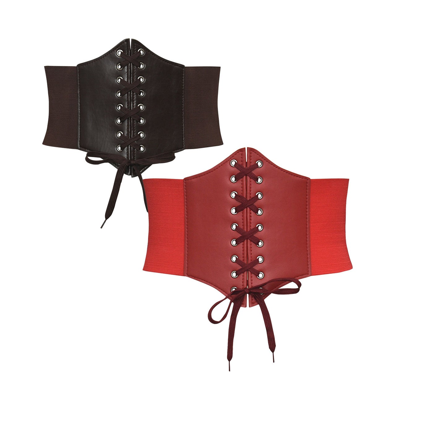 Elastic waist width belt