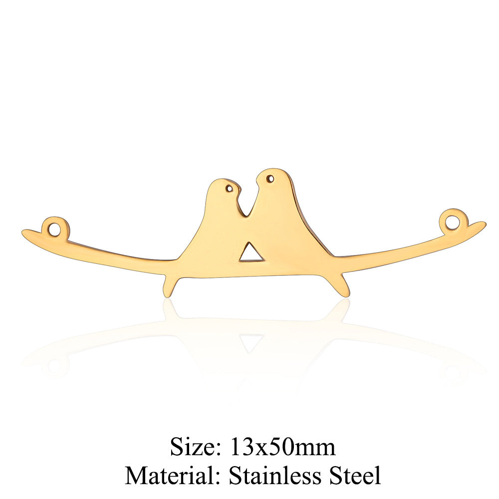 5 pcs/titanium steel pendant Seagull Mouse Koala Panda