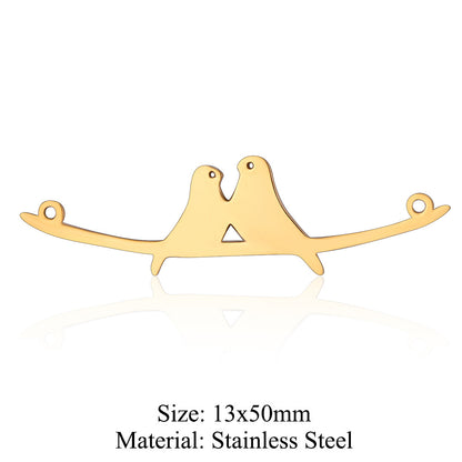 5 pcs/titanium steel pendant Seagull Mouse Koala Panda