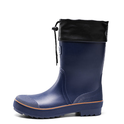Rain boots men's fashion outer wear