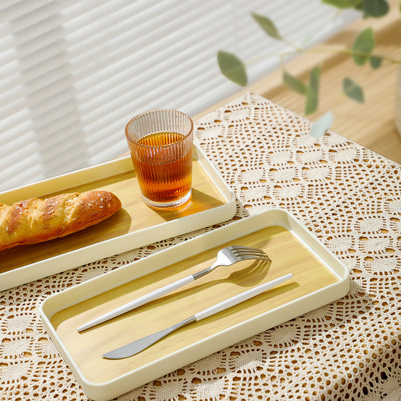 Rectangular tea tray