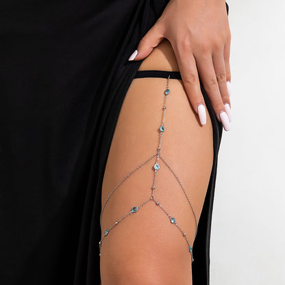 Tassel chain nightclub wind leg decoration